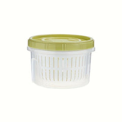 Sealed Rotating Lid Food Container for Fruit and Vegetable Preservation