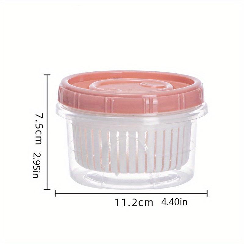 Sealed Rotating Lid Food Container for Fruit and Vegetable Preservation
