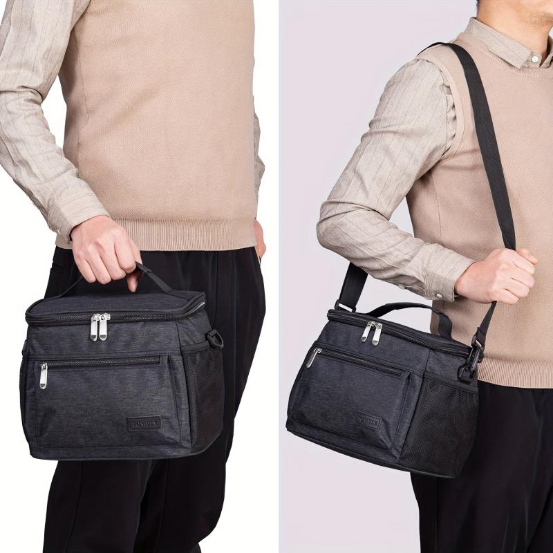 Insulated Lunch Bag for Camping Picnic Beach - School and Work Essential