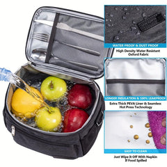 Insulated Lunch Bag for Camping Picnic Beach - School and Work Essential
