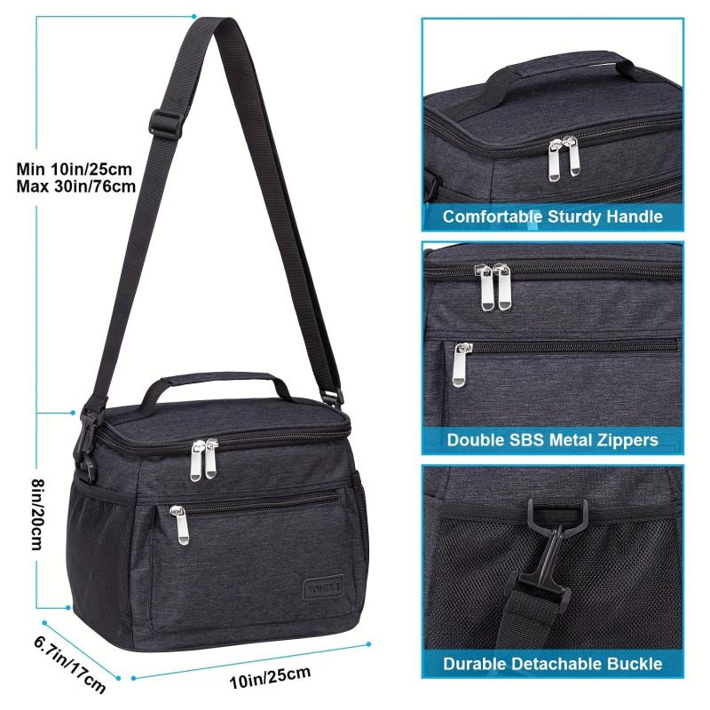 Insulated Lunch Bag for Camping Picnic Beach - School and Work Essential