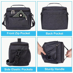 Insulated Lunch Bag for Camping Picnic Beach - School and Work Essential