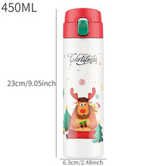 450ml Leakproof Insulated Vacuum Cup Christmas Gift for Outdoor Activities