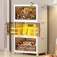 1pc Plastic Foldable Storage Box Multifunctional Clothes Organizer
