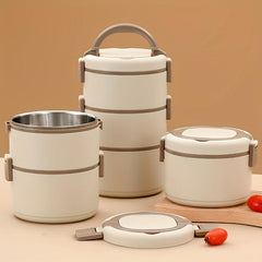 Stainless Steel Insulated Bento Box 3 Layer Leakproof Lunch Box