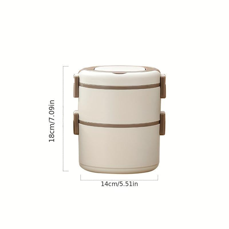 Stainless Steel Insulated Bento Box 3 Layer Leakproof Lunch Box