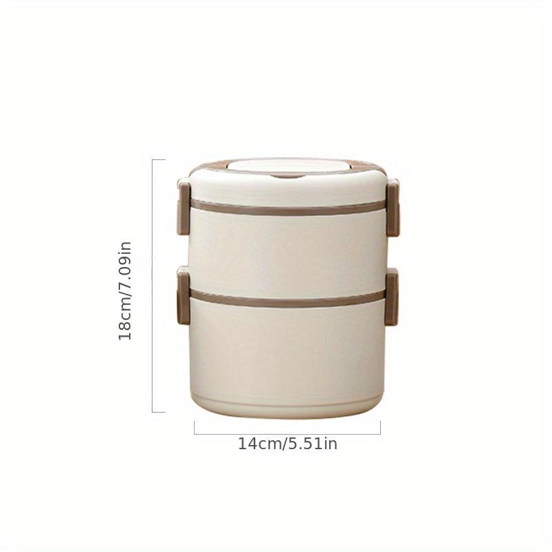 Stainless Steel Insulated Bento Box 3 Layer Leakproof Lunch Box