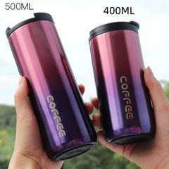 Stainless Steel 304 Coffee Mug Vacuum Travel Thermal Cup 17oz