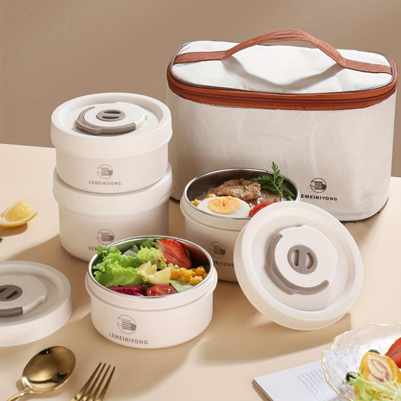SUS304 Stainless Steel Insulated Lunch Box Leakproof Stackable
