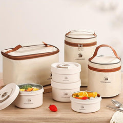 SUS304 Stainless Steel Insulated Lunch Box Leakproof Stackable