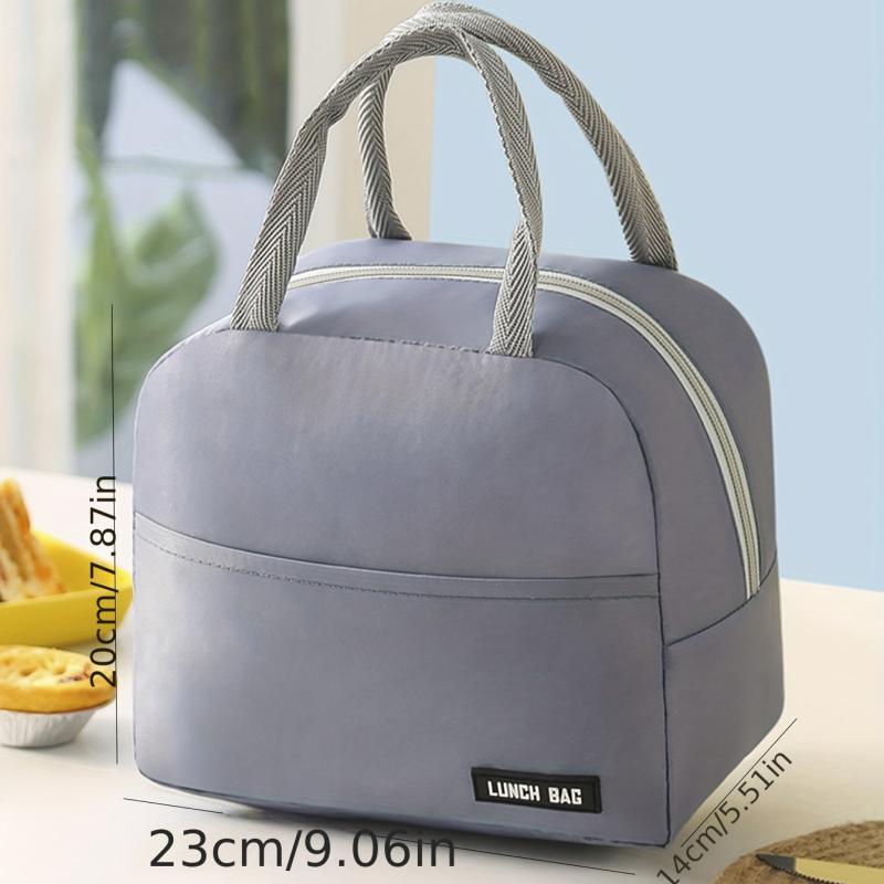 Leakproof Insulated Lunch Bag with Safe Zipper for Office School Picnic Beach