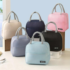 Leakproof Insulated Lunch Bag with Safe Zipper for Office School Picnic Beach