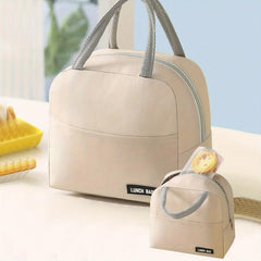 Leakproof Insulated Lunch Bag with Safe Zipper for Office School Picnic Beach