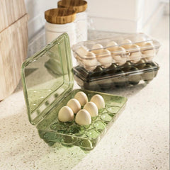 Egg Holder Plastic Storage Box Refrigerator Preservation Egg Tray