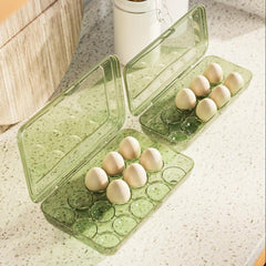 Egg Holder Plastic Storage Box Refrigerator Preservation Egg Tray