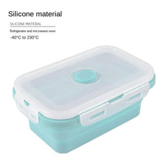 4pcs Insulated Silicone Folding Lunch Box for Picnics & Travel