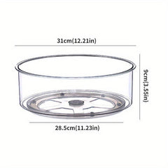 Rotating Seasoning Bottle Rack Glass Sealed Storage for Spices and Seasonings