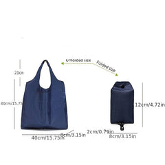 Reusable Shopping Bag Oxford Cloth Grocery Purse Foldable Washable