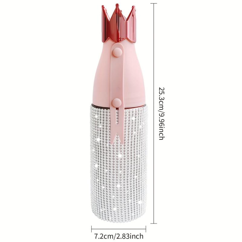 Studded Vacuum Cup Crown Lid 370ml 13oz Stainless Steel Water Bottle