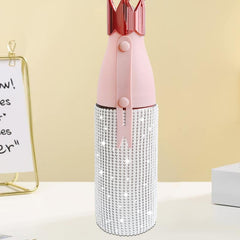 Studded Vacuum Cup Crown Lid 370ml 13oz Stainless Steel Water Bottle