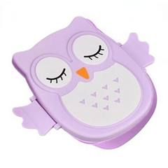 Leakproof Owl Lunch Box for Teens & Workers Divided Microwave Bento Box