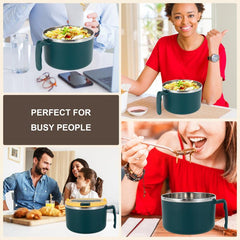 Rapid Ramen Bowl 1200ml with Lid, Spoon, Chopsticks