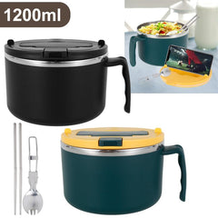 Rapid Ramen Bowl 1200ml with Lid, Spoon, Chopsticks