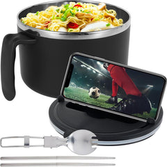 Rapid Ramen Bowl 1200ml with Lid, Spoon, Chopsticks