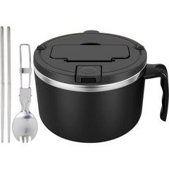 Rapid Ramen Bowl 1200ml with Lid, Spoon, Chopsticks
