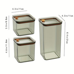 Airtight Food Storage Containers BPA Plastic Kitchen Organization