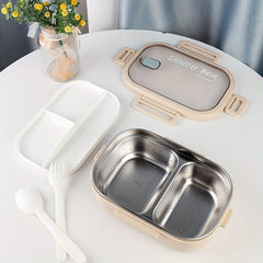 304 Stainless Steel Lunch Box Double Layer Sealed Bento Box