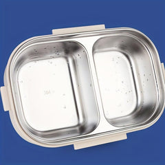 304 Stainless Steel Lunch Box Double Layer Sealed Bento Box