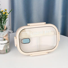304 Stainless Steel Lunch Box Double Layer Sealed Bento Box