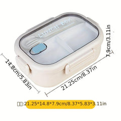 304 Stainless Steel Lunch Box Double Layer Sealed Bento Box