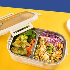304 Stainless Steel Lunch Box Double Layer Sealed Bento Box