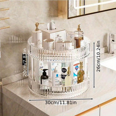 Lazy Susan Rotating Seasoning Rack Bathroom Storage Cou