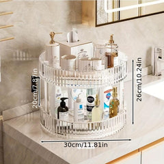 Lazy Susan Rotating Seasoning Rack Bathroom Storage Cou