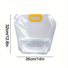 Transparent Sealed Food Storage Bag With Handle And Nozzle