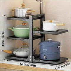 Adjustable Pot Organizer Under Cabinet 5 7 Layers