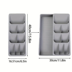 Tableware Storage Box Retractable Rack Drawer