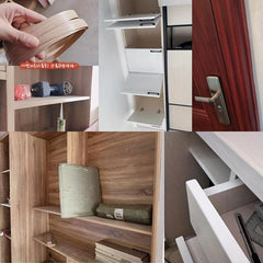 1pc Unpainted Board Furniture Glue Sealed Edge PVC Decorative Edge Banding