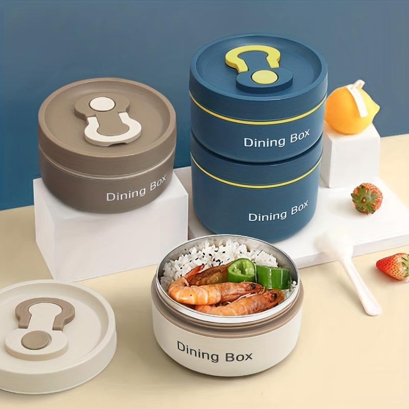 304 Stainless Steel Insulated Lunch Box Bento Box Portable Lunch
