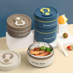 304 Stainless Steel Insulated Lunch Box Bento Box Portable Lunch