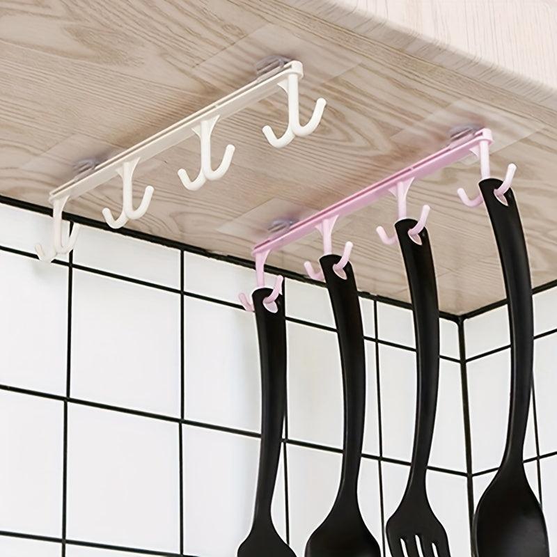 Plastic Mug Hook Utensil Holder Cabinet Storage Rack