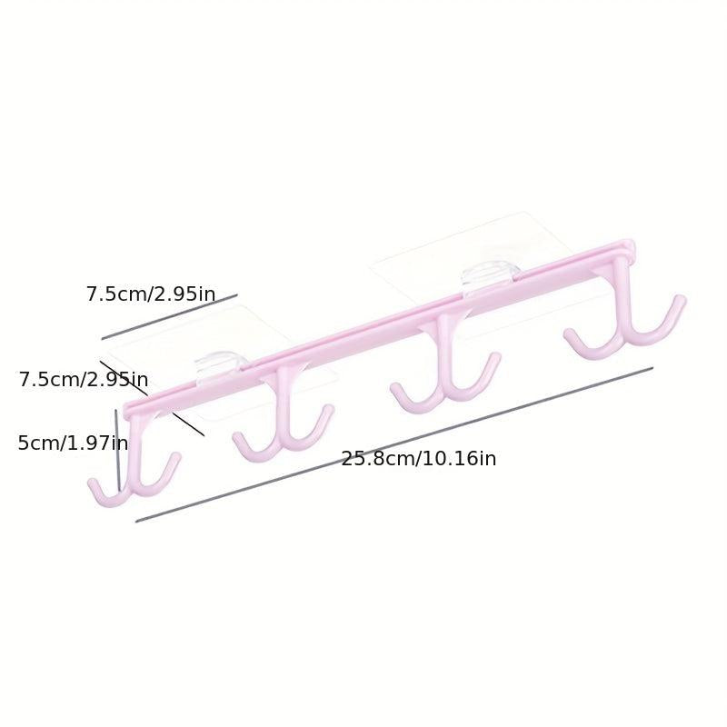 Plastic Mug Hook Utensil Holder Cabinet Storage Rack