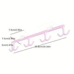 Plastic Mug Hook Utensil Holder Cabinet Storage Rack