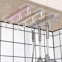 Plastic Mug Hook Utensil Holder Cabinet Storage Rack