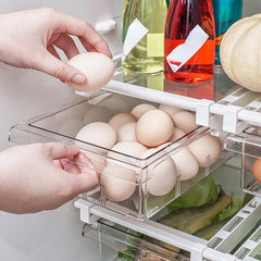 Fridge Drawers Organiser Plastic Storage Box 4 8 Dividers Extendable Drawer