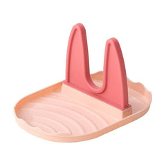 Kitchen Pot Lid Holder and Ladle Spoon Rest Organizer