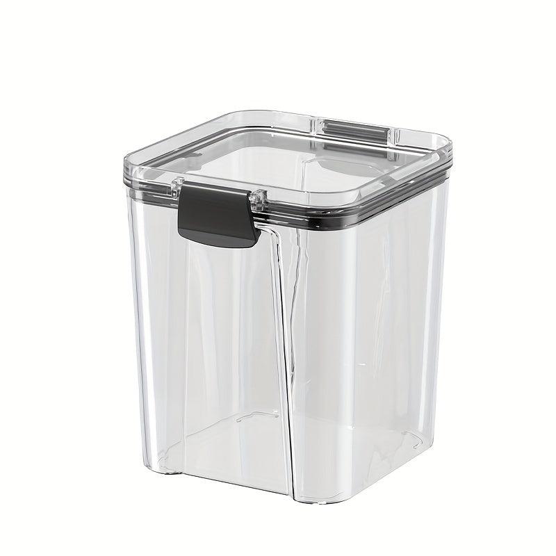 1Pc Food Storage Containers With Lids Candy Jars Transparent